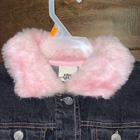 NWT Route 66 Denim and fur jacket - Picture 2 of 6